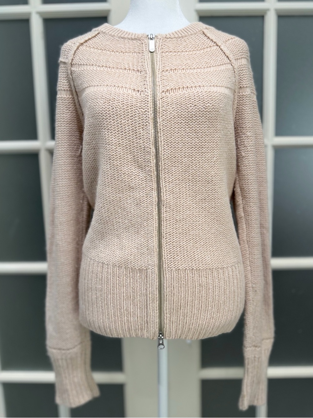 Armani Exchange Women’s Zip-Front Knit Sweater Cardigan